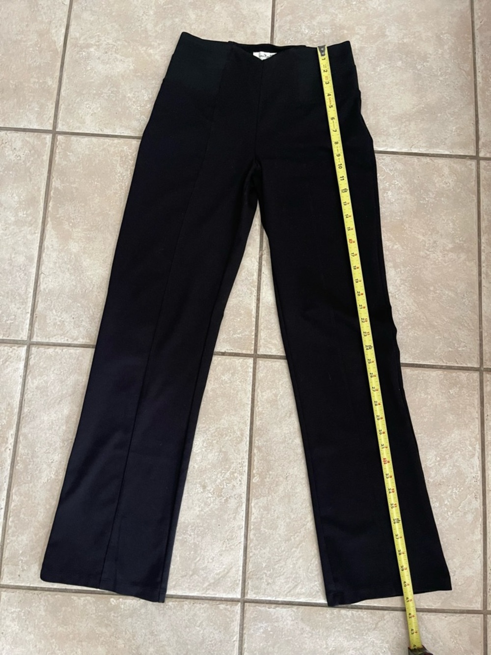 VTG Simply Noelle Pull-On, Elastic Waist, Black Pants, Size S/M 8-10 - Picture 1 of 7